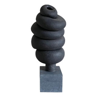 Modder Reclaiming Her Power Ceramic Sculpture by Françoise Jeffrey For Sale