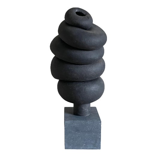 Modder Reclaiming Her Power Ceramic Sculpture by Françoise Jeffrey For Sale