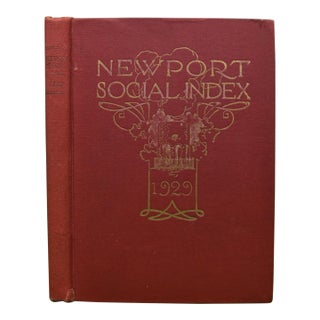 Newport Social Index 1929 For Sale