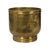 Large Hammered Brass Jardinière Planter with Lion Heads For Sale - Image 6 of 16