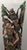 Mid 20th Century Large Vintage Balinese Polychrome Carved Wood Rama and Sita Sculpture, 32" For Sale - Image 5 of 17