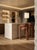 Double Arch Bar Stool in Brass and Drau Ref. 5 Upholstery by Insidherland For Sale - Image 9 of 11