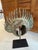 Vintage African Headress Currency Piece on Custom Stand For Sale - Image 4 of 12