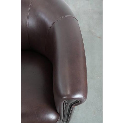 Club Chairs in Cowhide Leaher, Set of 2 For Sale - Image 9 of 16