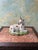 1980s Pair of Porcelain Recumbent Deer For Sale - Image 4 of 9