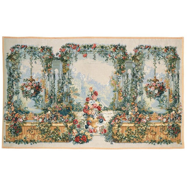 This tapestry is inspired from a 19th Century wall-covering design created around 1855 for interior decoration. As this...