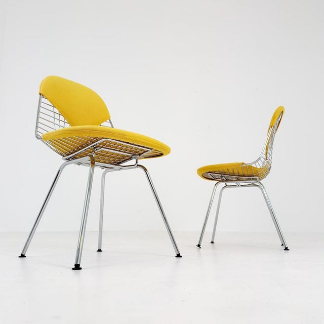 Late 20th Century Mid-Century DKX-2 Wire Chair by Charles & Ray Eames for Herman Miller, 1970s For Sale - Image 5 of 15