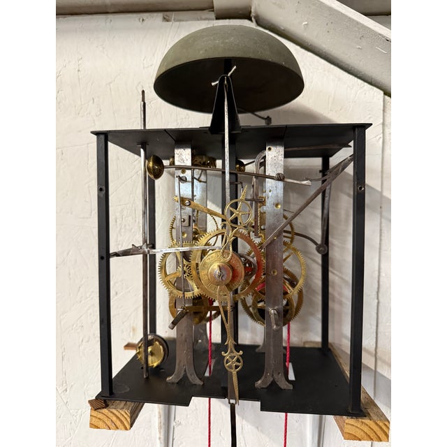 A Late 19th Century Morbier Works for a Tall Case Clock From Jobert Horloger at St Laurent Mâcon For Sale - Image 12 of 15