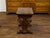 Italian Italian 1800s Walnut Side Table with Lion Motifs and Richly Carved Trestle Base For Sale - Image 3 of 11
