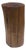 Pedestal Side Drinks Table, Natural Wood Trunk, Organic Modern Style For Sale