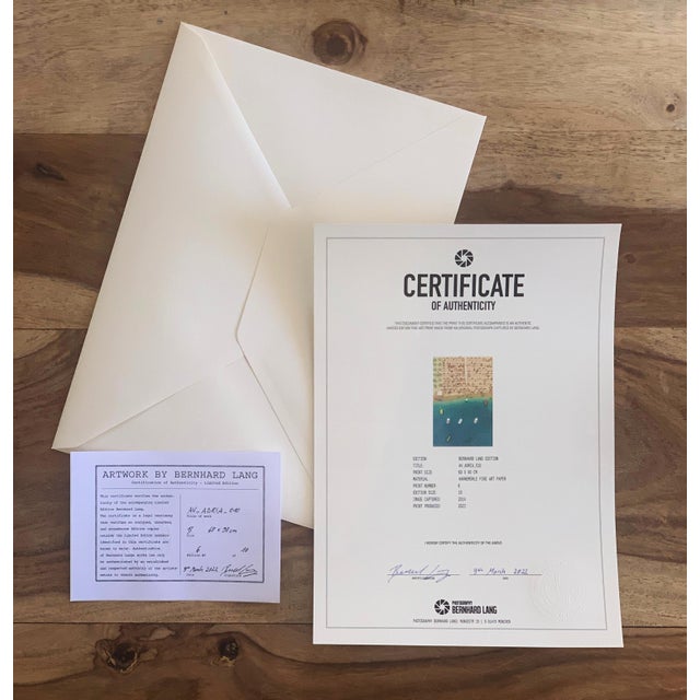 Blue "AV_Adria_010" Contemporary Limited Edition Fine Art Photograph Print by Bernhard Lang For Sale - Image 8 of 9