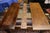 1930s 1930s Vintage English Oak Barley Twist Extending Pub Table & 4 Dining Chairs Set W/ Wine Upholstery - Set of 5 For Sale - Image 5 of 18