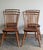 Late 19th century American Windsor Chairs, pristine condition. Stamped by the maker as show in the images. The condition...