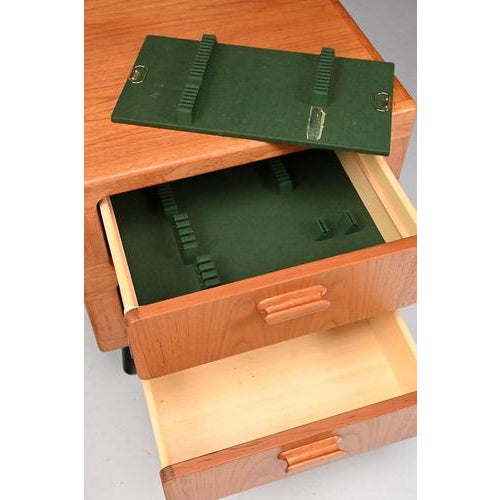 Wood Vintage Drawer Cabinet by Silkeborg For Sale - Image 7 of 10