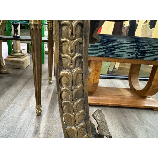 1930s Italian Art Deco Bronze Console Table For Sale - Image 14 of 18