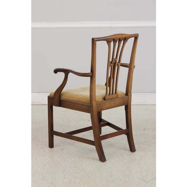 Set of 6 Biggs Mahogany Armchairs For Sale In Philadelphia - Image 6 of 18
