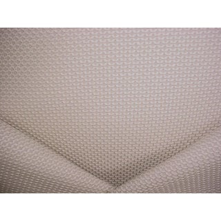 Scalamandre Bkk65119 Cortland Weave Parchment Trellis Upholstery Fabric- 11-3/8 yards For Sale