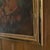 Antique oil on canvas hand, painted depicting various fruits, including a pineapple and a copper jug and a wooden bowl in...