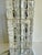 Here is a fabulous vintage Art Deco style table lamp featuring a tall, architectural design of three stacked blocks of...