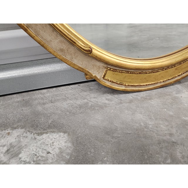 Carver's Guild Newport Oval Neoclassical Style Mirror For Sale - Image 10 of 12