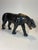 Xxl black leather panther by "liberty of london" from the 1970s beautiful and guaranteed rare in this size. dimensions: l...