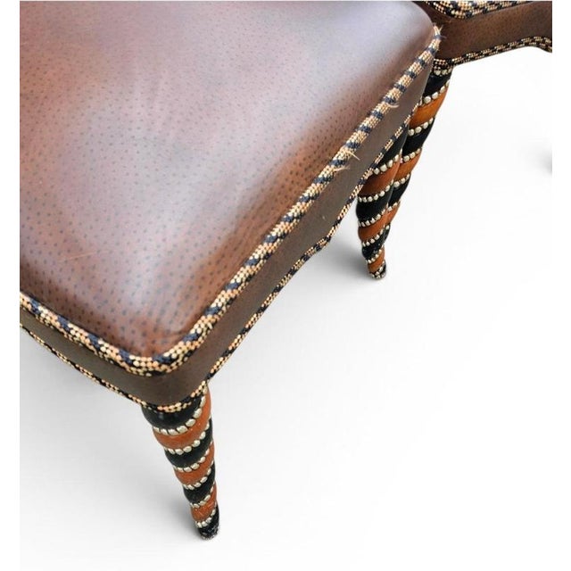 Vintage Leather Chairs, 1980s, Set of 4 For Sale - Image 11 of 16