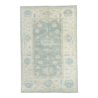 Turkish Oushak Rug 5'10" x 9' #18616 For Sale