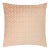 The House Of Scalamandré Petal Velvet Square Pillow In Peachfuzz For Sale