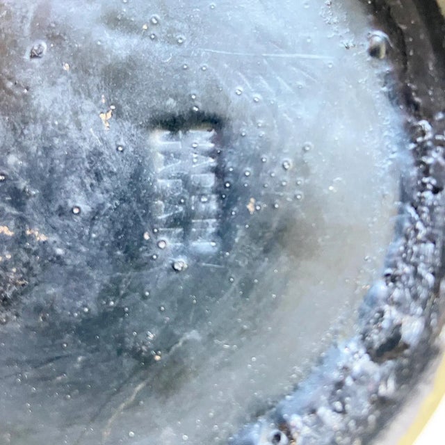 Metal Vintage Japanese Brass Champleve Vase With Ornate Handles For Sale - Image 7 of 8