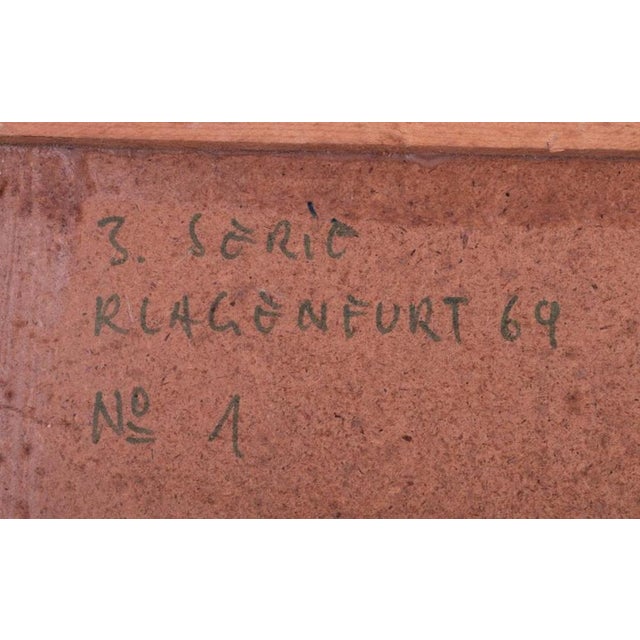 R, Wagner, Semi-Abstract Composition, 1970, Oil on Board For Sale - Image 8 of 10