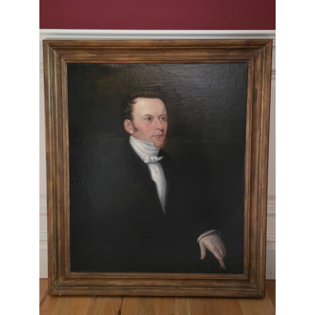 Stunning 19th century matching portraits, oil on canvas attached to boards, pictures don't do them justice, custom framed....