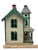 Nice Antique American Hand Made & Painted Wood Folk Art Victorian Style Birdhouse - 18 Inches Tall - Circa Early 1900s For Sale - Image 17 of 18