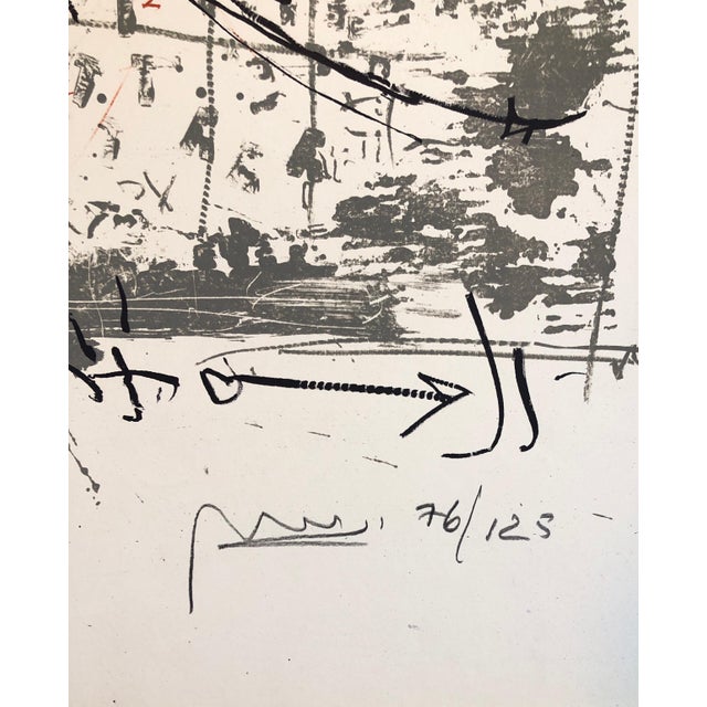 This was from a portfolio which included works by Yosl Bergner, Menashe Kadishman, Yosef Zaritsky, Aharon Kahana, Moshe...