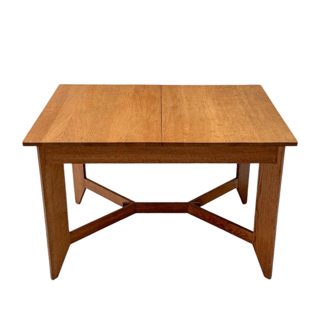 1920s Art Deco Modernist Extendable Dining Room Table by Hendrik Wouda for Pander, 1924 For Sale - Image 5 of 9
