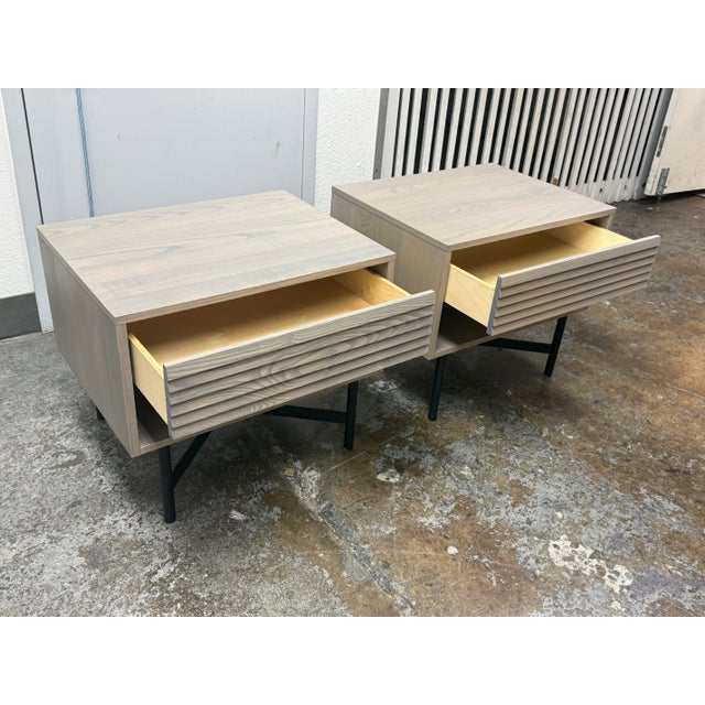 Room & Board Room & Board Adrian Nightstands, Pair For Sale - Image 4 of 12