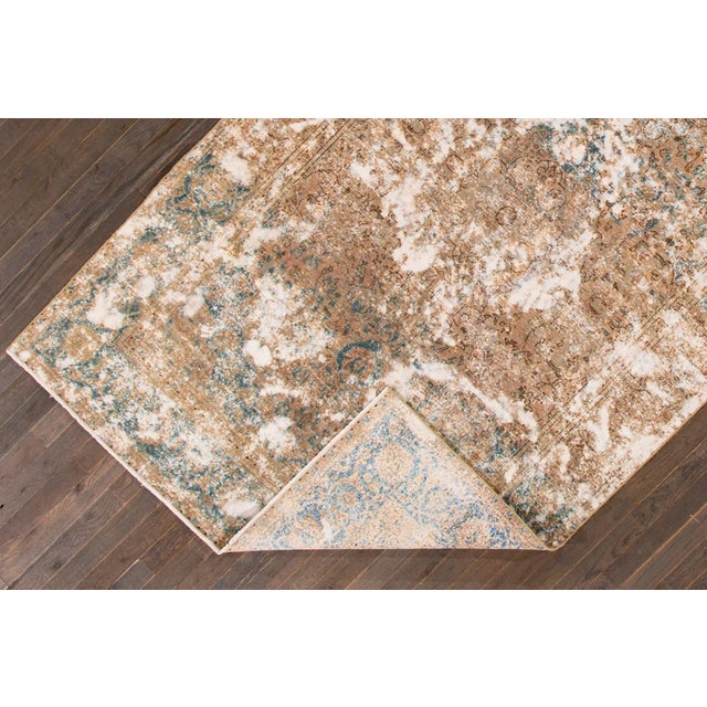 1960s Vintage Wool Tabriz Rug For Sale - Image 5 of 6