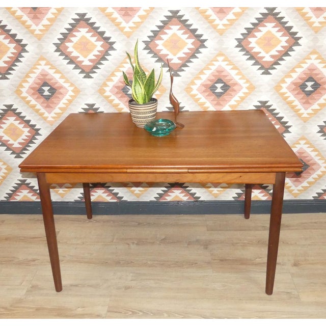Extendable Teak Dining Table from N & R Møbler, Denmark, 1960s For Sale - Image 5 of 17