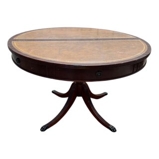 English-Style Drum Dining Table For Sale