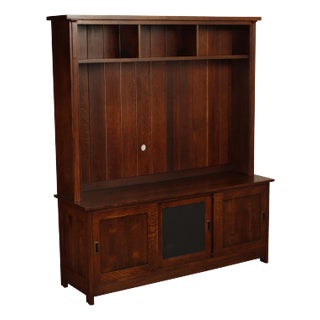 Stickley Mission Collection Oak Media Console For Sale