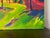 Mid-Century Modern 1960s Cool Pop Art Hot Colors! Sweeping Panorama Signed by Weston For Sale - Image 3 of 8