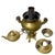Brass Late 19th Century Brass Samovar Set W/Teapot For Sale - Image 8 of 9