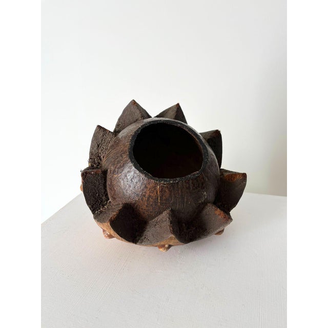 Sculptural Carved Coconut Bowl, 1890s For Sale - Image 4 of 7