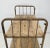 Vintage Industrial Iron and Wood Shelves on Wheels For Sale - Image 6 of 10