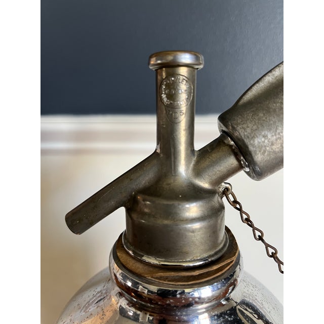 Silver Vintage Mid Century Sparklets Type D "De Luxe" Soda Syphon For Sale - Image 8 of 8