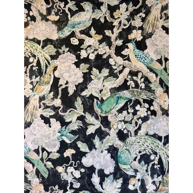 Textile Madeaux by Richard Smith Fabrics / Aviary 03- 3 1/2 Yards For Sale - Image 7 of 7