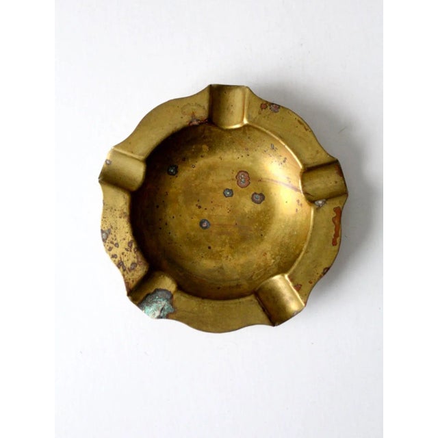 Antique Brass Ashtray Chairish