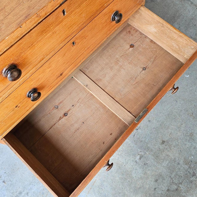 Antique English Pine Dresser - Circa 1870 For Sale - Image 10 of 12