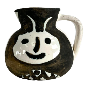 Pablo Picasso Glazed Earthenware Têtes Pitcher
