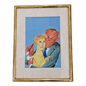Unique Painting by Al Hirchfeld