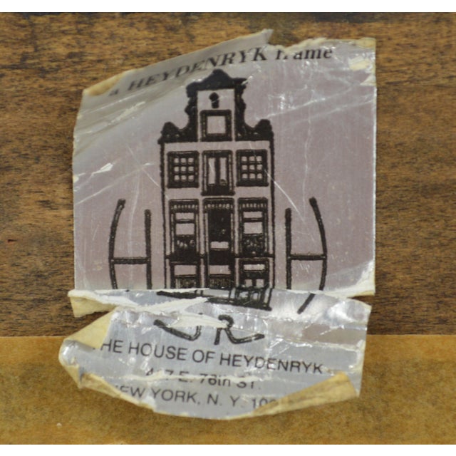 Late 20th Century Old Master Type Still Life Painting in Fine House of Heydenryk Dutch Ripple Frame For Sale In New York - Image 6 of 8